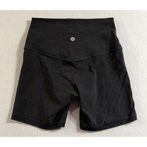 Lululemon Align Short 4 Inch - Black Size 4 Yoga Activewear Biker Short